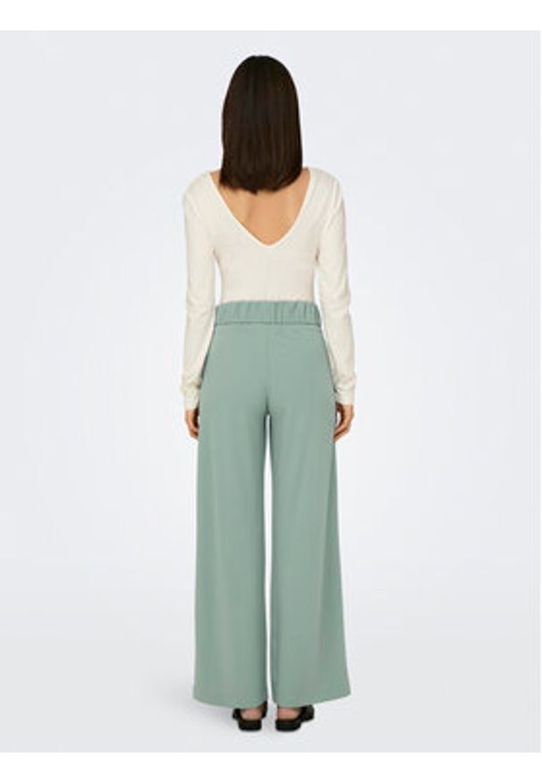 JDY Spodnie materiałowe Geggo 15208430 Zielony Wide Leg. Kolor: zielony. Materiał: syntetyk