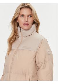 TOMMY HILFIGER - Tommy Hilfiger Kurtka zimowa New York WW0WW39749 Beżowy Relaxed Fit. Kolor: beżowy. Materiał: syntetyk. Sezon: zima