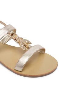 Patrizia Pepe Sandały PPJ402.27 Złoty. Kolor: złoty. Materiał: skóra #6