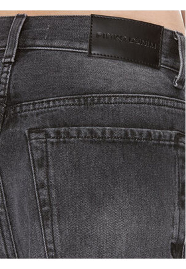 Pinko Jeansy Wanda 101733 A13Z Szary Wide Leg. Kolor: szary