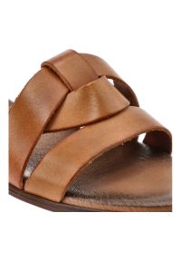Brązowe Sandały Armodo Modne Obuwie Damskie. Kolor: brązowy. Styl: młodzieżowy, elegancki, retro #5