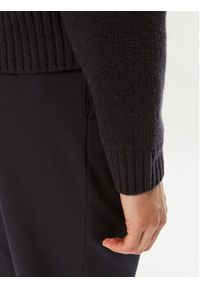 Weekend Max Mara Sweter Gabbia 2425366162 Granatowy Regular Fit. Kolor: niebieski. Materiał: wełna #5