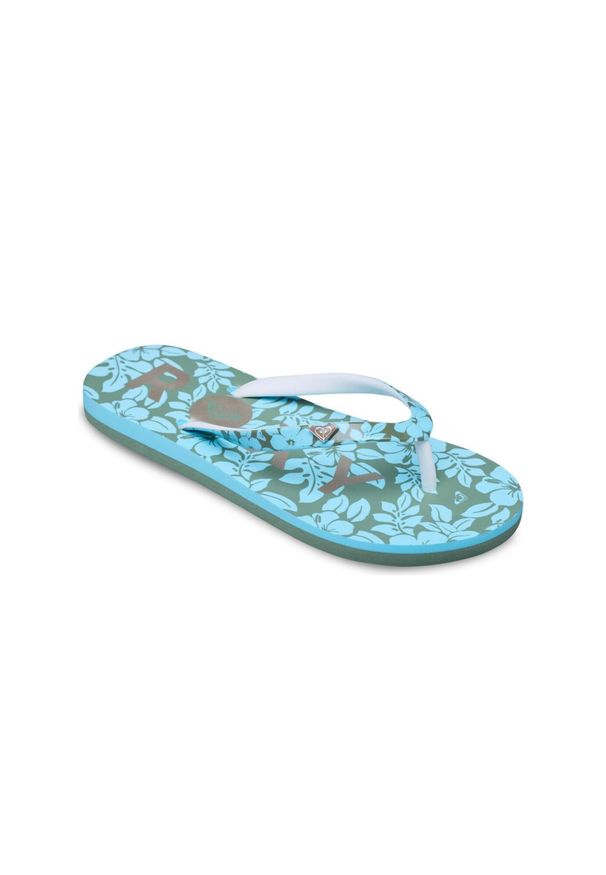 Roxy - Sandały dla Dziewczynki RG PEBBLES Żółty. Kolor: żółty. Materiał: materiał. Wzór: paski. Styl: sportowy