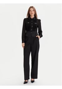 Morgan Koszula 232-CLOCLO Czarny Regular Fit. Kolor: czarny. Materiał: syntetyk #3