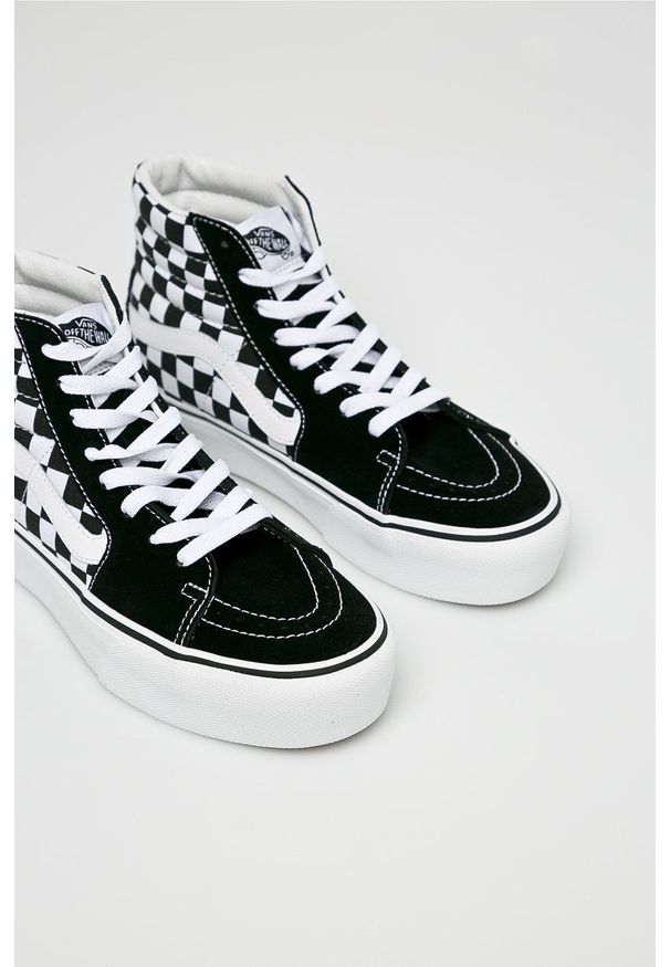 Vans - Trampki Sk8-Hi Platform 2. Zapięcie: sznurówki. Kolor: biały. Obcas: na platformie