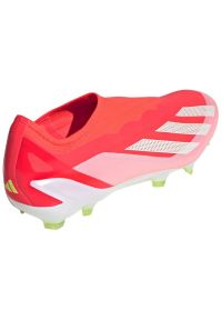 Adidas - Buty piłkarskie adidas X Crazyfast Elite Ll Fg M IG0611 czerwone. Kolor: czerwony. Materiał: materiał. Szerokość cholewki: normalna. Sport: piłka nożna #3
