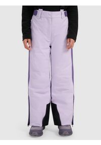 4f - 4F Spodnie narciarskie membrana 8000 dziewczęce - fioletowe 164 (13-14 lat). Kolor: fioletowy. Materiał: poliester, materiał. Wzór: gładki. Sezon: lato. Sport: narciarstwo #2
