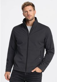 Volcano - Kurtka przejściowa J-SYLVAN. Okazja: na co dzień. Typ kołnierza: kołnierzyk stójkowy. Materiał: jeans, materiał. Wzór: gładki, napisy. Sezon: wiosna, lato. Styl: casual, klasyczny #1