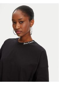 Juicy Couture T-Shirt Boyfriend JCTES09 Czarny Relaxed Fit. Kolor: czarny. Materiał: bawełna #5