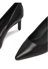 Hugo - HUGO Szpilki Devany 50557663 Czarny. Kolor: czarny. Materiał: skóra. Obcas: na szpilce #5