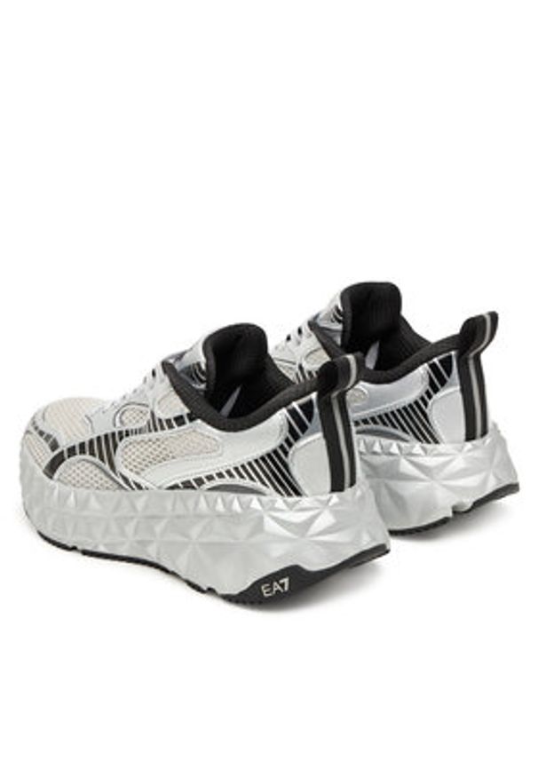EA7 Emporio Armani Sneakersy X8X238 XK431 MZ163 Srebrny. Kolor: srebrny. Materiał: materiał