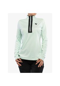 Bluza damska z zamkiem 1/2 Ziener Japra. Kolor: zielony. Sezon: zima. Sport: narciarstwo