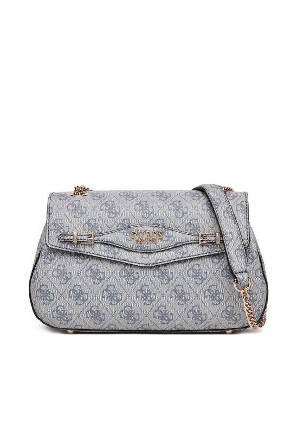 Guess Torebka Katya HWSG96 52210 Niebieski. Kolor: niebieski. Materiał: skórzane