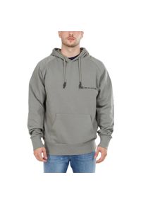 FUNDANGO - Bluza męska Fundango Talis z kapturem. Typ kołnierza: kaptur. Kolor: zielony. Styl: sportowy