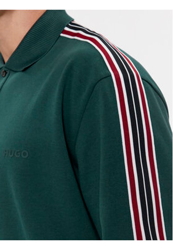Hugo Polo Dalpeno 50497938 Zielony Regular Fit. Typ kołnierza: polo. Kolor: zielony. Materiał: syntetyk