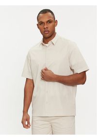 Calvin Klein Koszula K10K109440 Beżowy Regular Fit. Kolor: beżowy. Materiał: bawełna #1