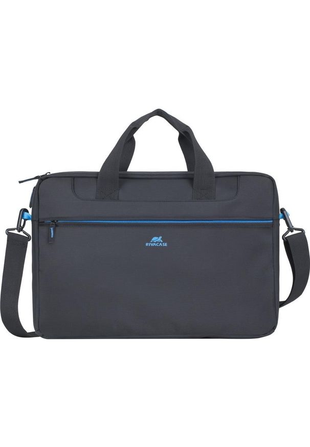 RIVACASE - Torba Rivacase 8057 czarny. Kolor: czarny. Materiał: poliester, tkanina. Styl: młodzieżowy, elegancki