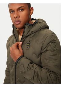 Blauer Kurtka puchowa 24WBLUC03125 683 Khaki Regular Fit. Kolor: brązowy. Materiał: syntetyk #4