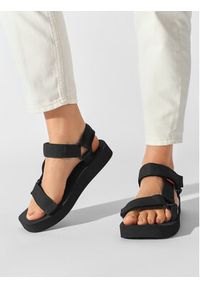 Levi's® Sandały Levi's Cadys Low Sandals Czarny. Kolor: czarny. Materiał: materiał