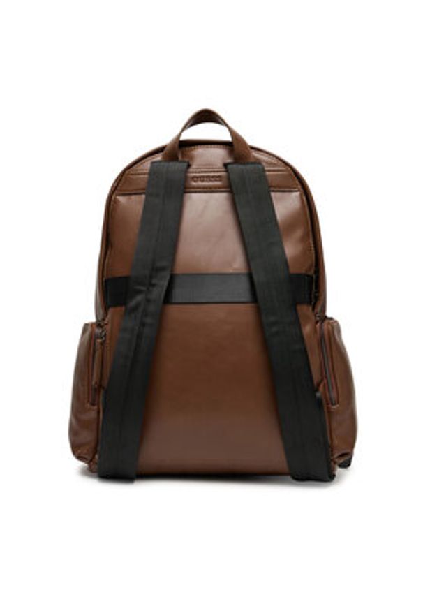 Guess Plecak HMBOCA P5342 Brązowy. Kolor: brązowy. Materiał: skóra