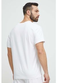 Hugo - HUGO t-shirt piżamowy kolor biały z nadrukiem. Kolor: biały. Wzór: nadruk #3