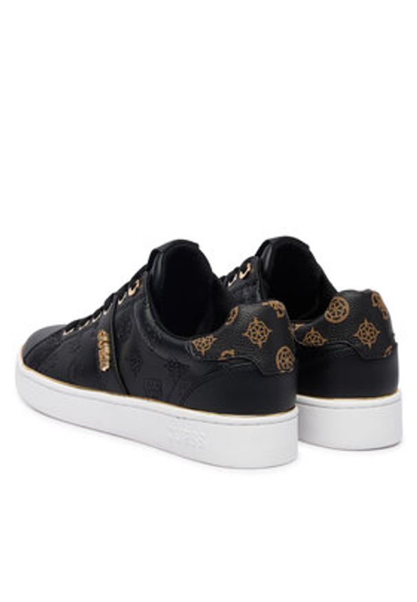 Guess Sneakersy FLFBTZ FAL12 Czarny. Kolor: czarny. Materiał: skóra