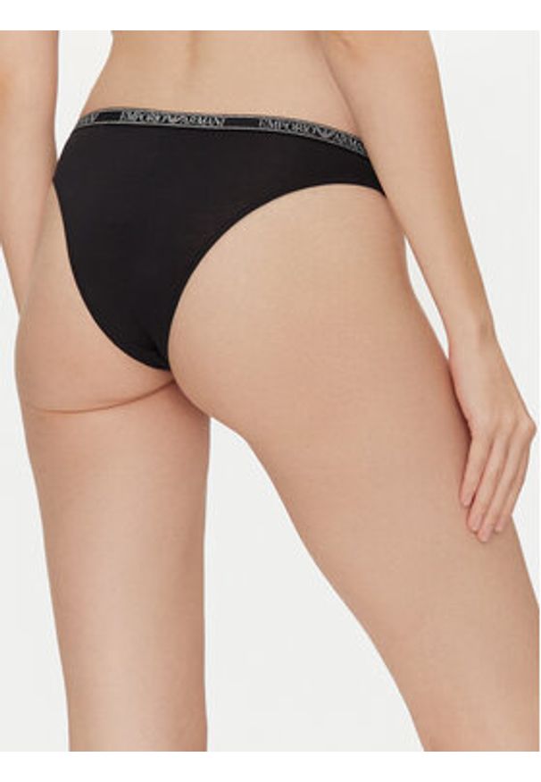 Emporio Armani Underwear Komplet 2 par fig klasycznych EW000406 AF10889 MC005 Czarny. Kolor: czarny. Materiał: wiskoza