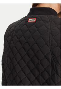 Hunter Kurtka bomber Shira HARW0046251 Czarny Cropped Fit. Kolor: czarny. Materiał: syntetyk #3