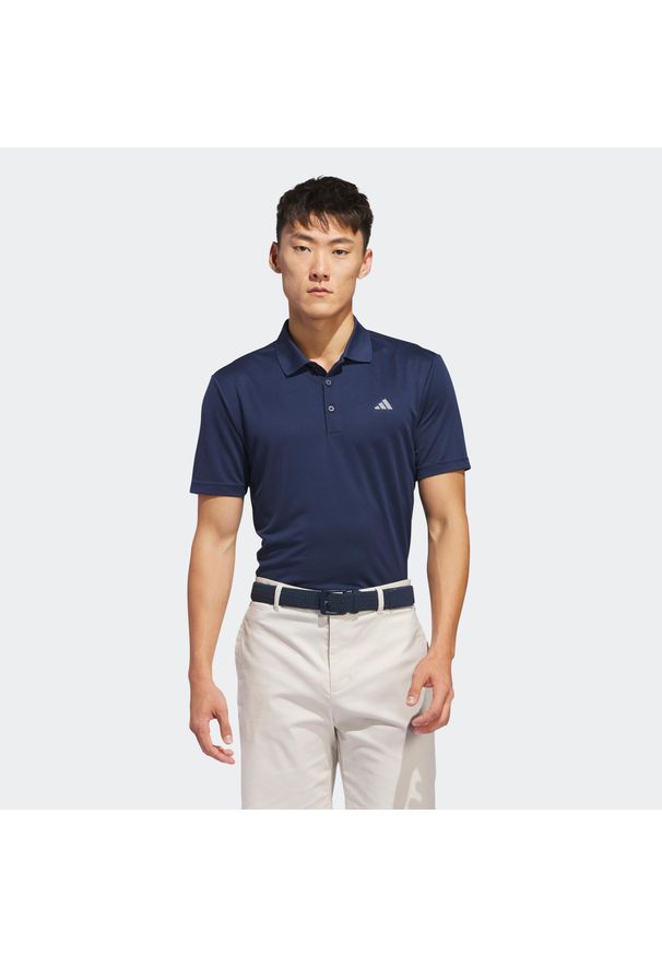 Adidas - Koszulka polo do golfa z krótkim rękawem męska ADIDAS. Typ kołnierza: golf, polo. Długość rękawa: krótki rękaw. Długość: krótkie