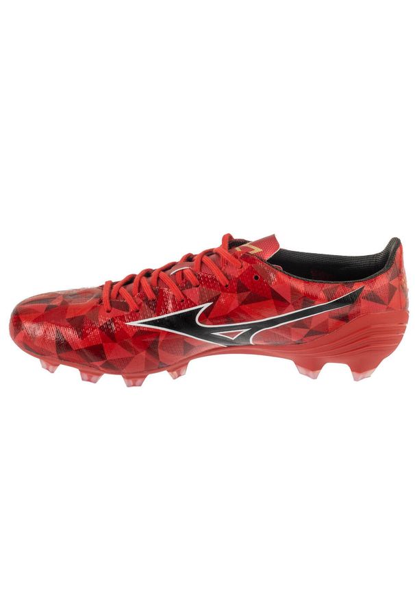Mizuno - Buty piłkarskie korki męskie, Alpha II Pro FG. Kolor: czerwony. Sport: piłka nożna