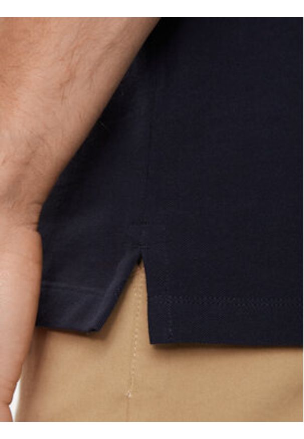 GANT - Gant Polo Shield 2210 Granatowy Regular Fit. Typ kołnierza: polo. Kolor: niebieski. Materiał: bawełna