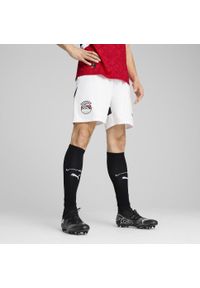 Puma - Męskie szorty Egipt 2025 PUMA White Black. Kolor: czarny, biały, wielokolorowy. Sport: piłka nożna