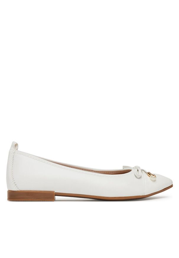 Lasocki Baleriny RST-ROMI-04 Biały. Kolor: biały. Materiał: skóra