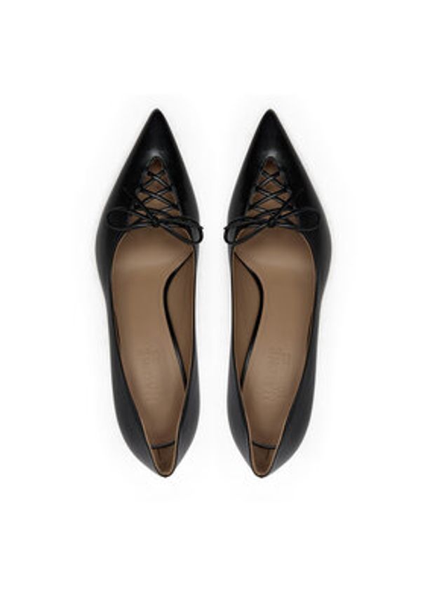 MALONE SOULIERS Szpilki Hedy 70-2 Czarny. Kolor: czarny. Materiał: skóra. Obcas: na szpilce