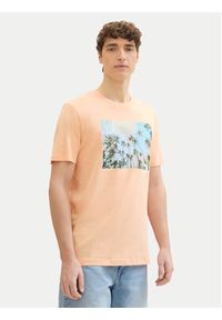 Tom Tailor Denim T-Shirt 1042065 Pomarańczowy Regular Fit. Kolor: pomarańczowy. Materiał: bawełna #6