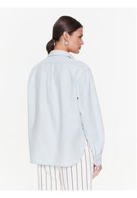 Polo Ralph Lauren Koszula 211891420001 Błękitny Relaxed Fit. Typ kołnierza: polo. Kolor: niebieski. Materiał: bawełna #6