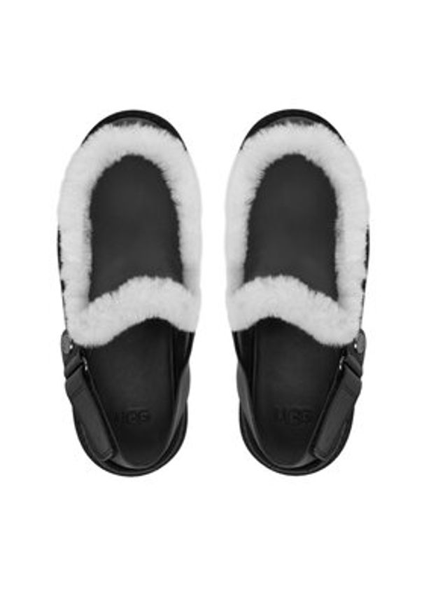 Ugg Klapki W Esmee Leather Clog 1171507 Czarny. Kolor: czarny. Materiał: skóra