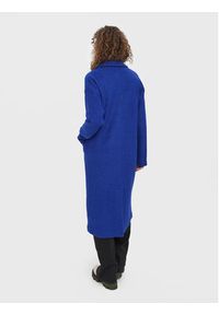 Vero Moda Płaszcz wełniany Mabel 10271371 Granatowy Regular Fit. Kolor: niebieski. Materiał: syntetyk #5