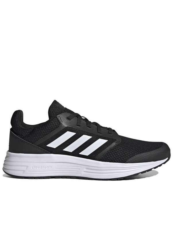 Adidas - Buty adidas Galaxy 5 FW5717 - czarne. Kolor: czarny. Materiał: materiał, syntetyk, guma. Szerokość cholewki: normalna. Model: Adidas Cloudfoam. Sport: fitness