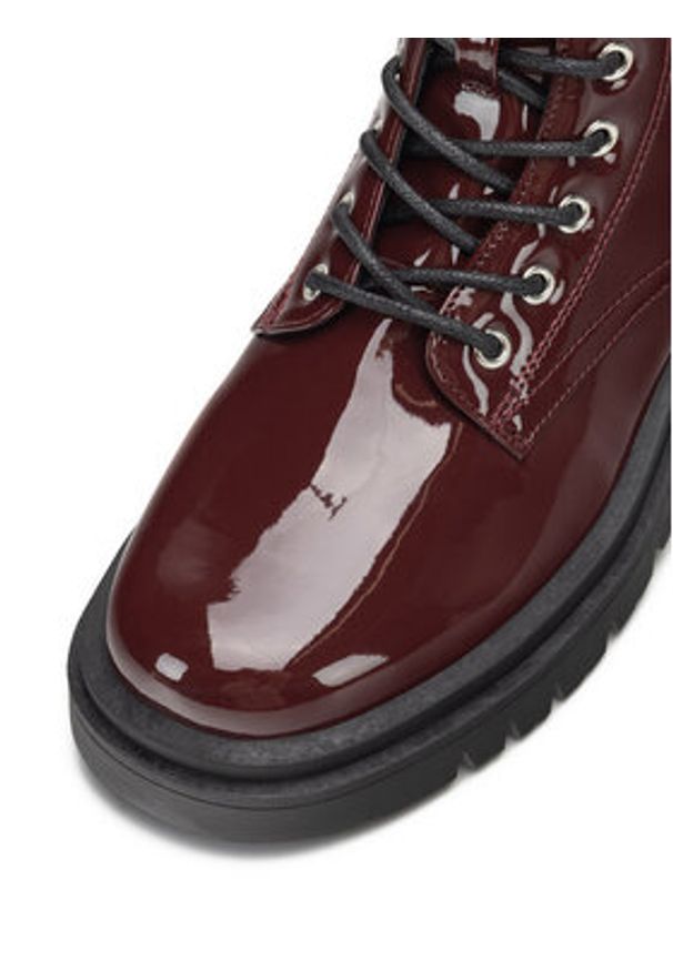 DeeZee Trzewiki WYL3972-1 Bordowy. Kolor: czerwony. Materiał: materiał