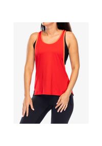 Top damski Under Armour 2-in-1 Knockout Tank SP. Kolor: czerwony