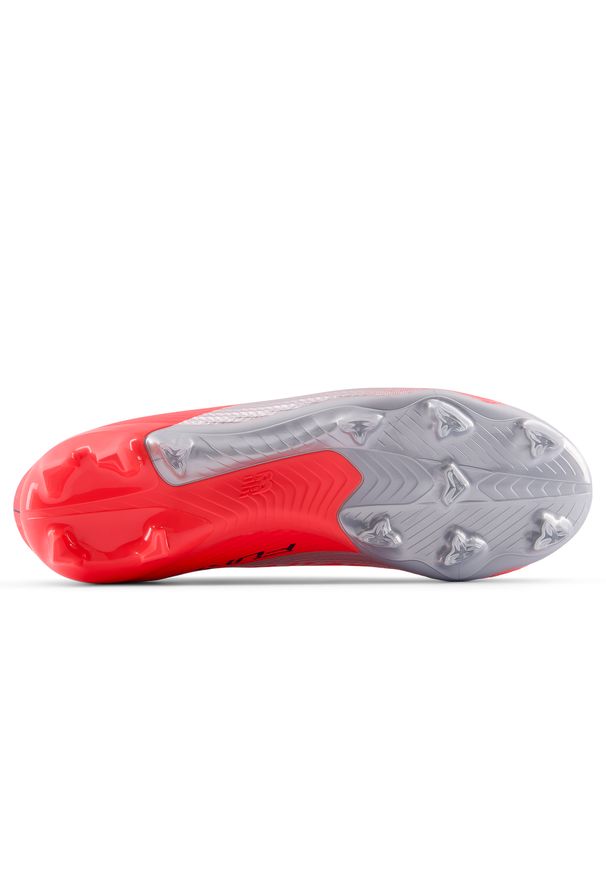 Korki męskie New Balance FURON TEAM FG V8 SF3FMP8 – czerwone. Kolor: czerwony. Materiał: materiał, syntetyk. Szerokość cholewki: normalna. Sport: piłka nożna