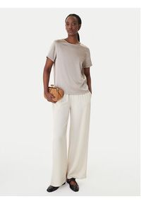 Weekend Max Mara Bluzka Zona 2615941011 Beżowy Relaxed Fit. Kolor: beżowy. Materiał: syntetyk #5