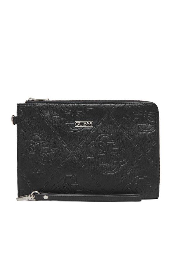 Guess Saszetka PMBONG P5438 Czarny. Kolor: czarny. Materiał: skóra