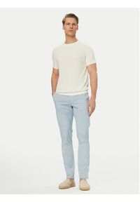 Bugatti T-Shirt 7200-15534E Biały Regular Fit. Kolor: biały. Materiał: bawełna #3