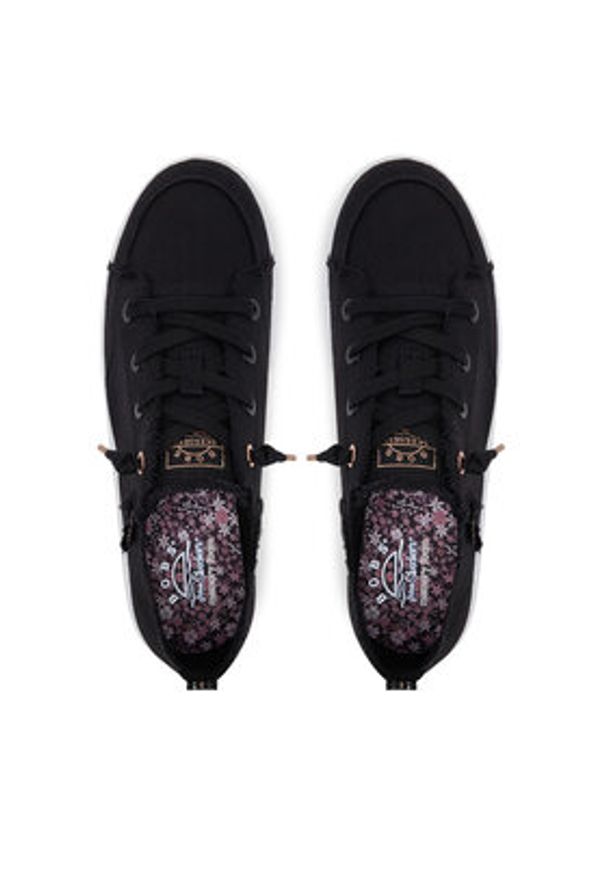 skechers - Skechers Sneakersy BOBS B Cute 2.0 114150/BLK Czarny. Kolor: czarny. Materiał: materiał
