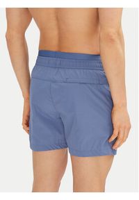 Calvin Klein Swimwear Szorty kąpielowe KM0KM01104 Niebieski Regular Fit. Kolor: niebieski. Materiał: syntetyk