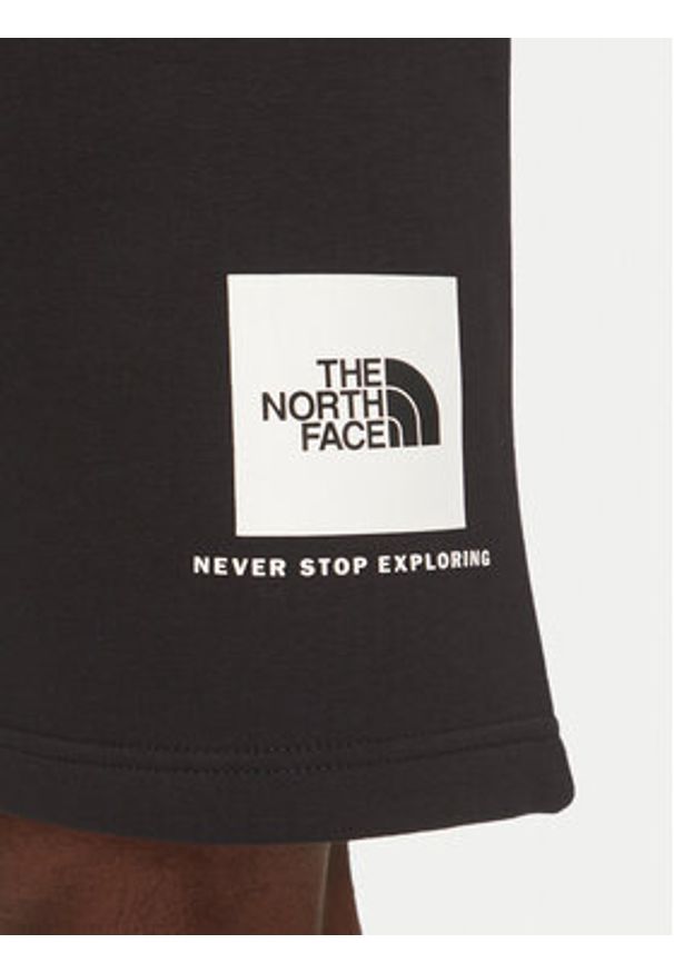 The North Face Szorty sportowe Nse Box NF0A8C1J Czarny Regular Fit. Kolor: czarny. Materiał: bawełna. Styl: sportowy