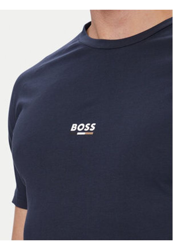 BOSS T-Shirt 50517970 Niebieski Slim Fit. Kolor: niebieski. Materiał: bawełna