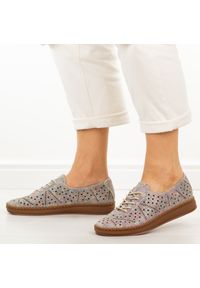 Multi skórzane półbuty damskie Filippo Dp6830/26. Okazja: na co dzień. Zapięcie: sznurówki. Kolor: wielokolorowy. Materiał: skóra. Szerokość cholewki: normalna. Sezon: wiosna, lato. Styl: casual, klasyczny #1